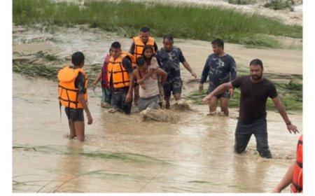 टापुमा फसेका दुईजनाको सकुशल उद्धार