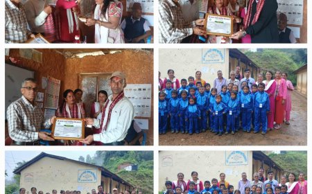 तल्लो ग्वादी विद्यालयका सबै विद्यार्थीलाई ट्र्याकसुट सहयोग