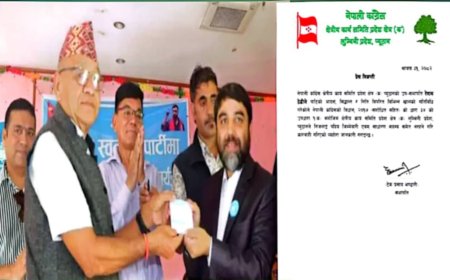 रेशम ठेंडीलाई पार्टीले गर्यो कारवाही