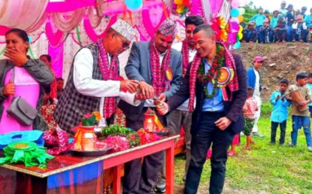 बाल विवाह निषेधित तथा शत प्रतिशत विद्यार्थी भर्ना वडा 