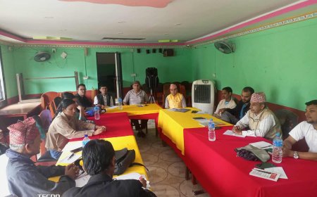 रेडक्रस गतिविधि सक्रिय बनाउन पालिका समन्वयकर्ता अभिमुखिकरण