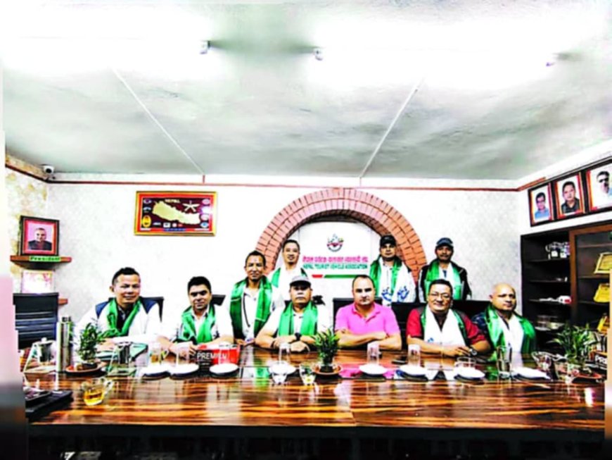 नेपाल पर्यटक यातायात व्यवसायी संघ(NTVA)को नयाँ नेतृत्व सर्वसम्मत निर्वाचित