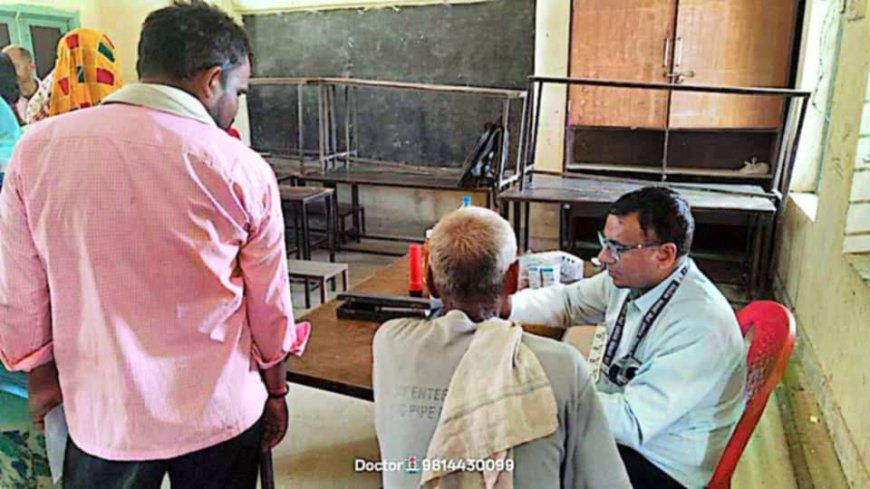 त्रिनेत्र मा.वि मधुनगरमा  निःशुल्क आँखा जाँच शिविर, १ हजार ५५ जना लाभान्वित