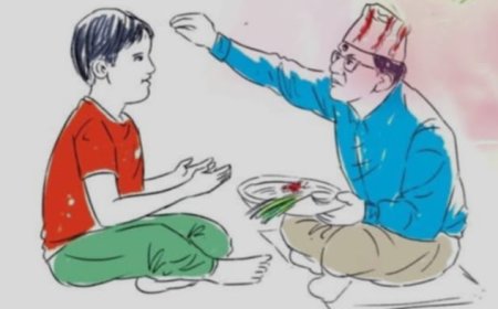 आज बडा दशैंः-मान्यजनको हातबाट टीका र जमरा लगाएर मनाइँदै 